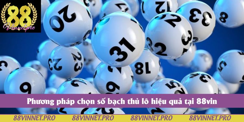 Phương pháp chọn số bạch thủ lô hiệu quả tại 88vin