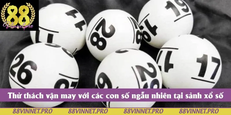 Thử thách vận may với các con số ngẫu nhiên tại sảnh xổ số